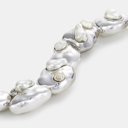 sculpted statement necklace
