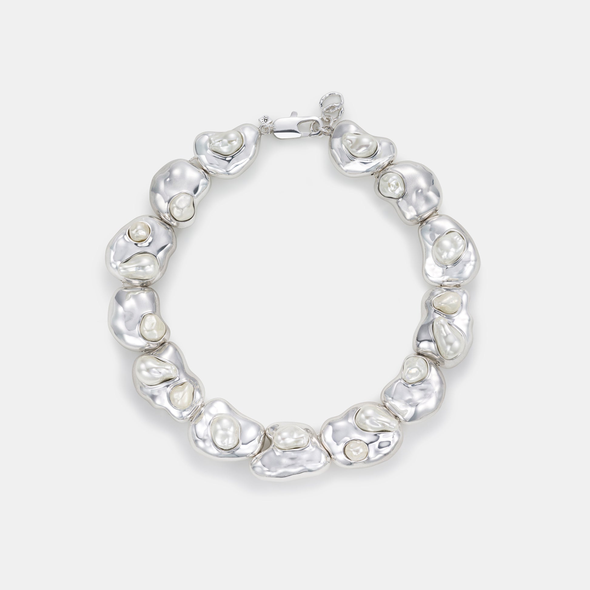 sculpted statement necklace