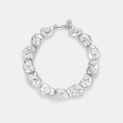 sculpted statement necklace
