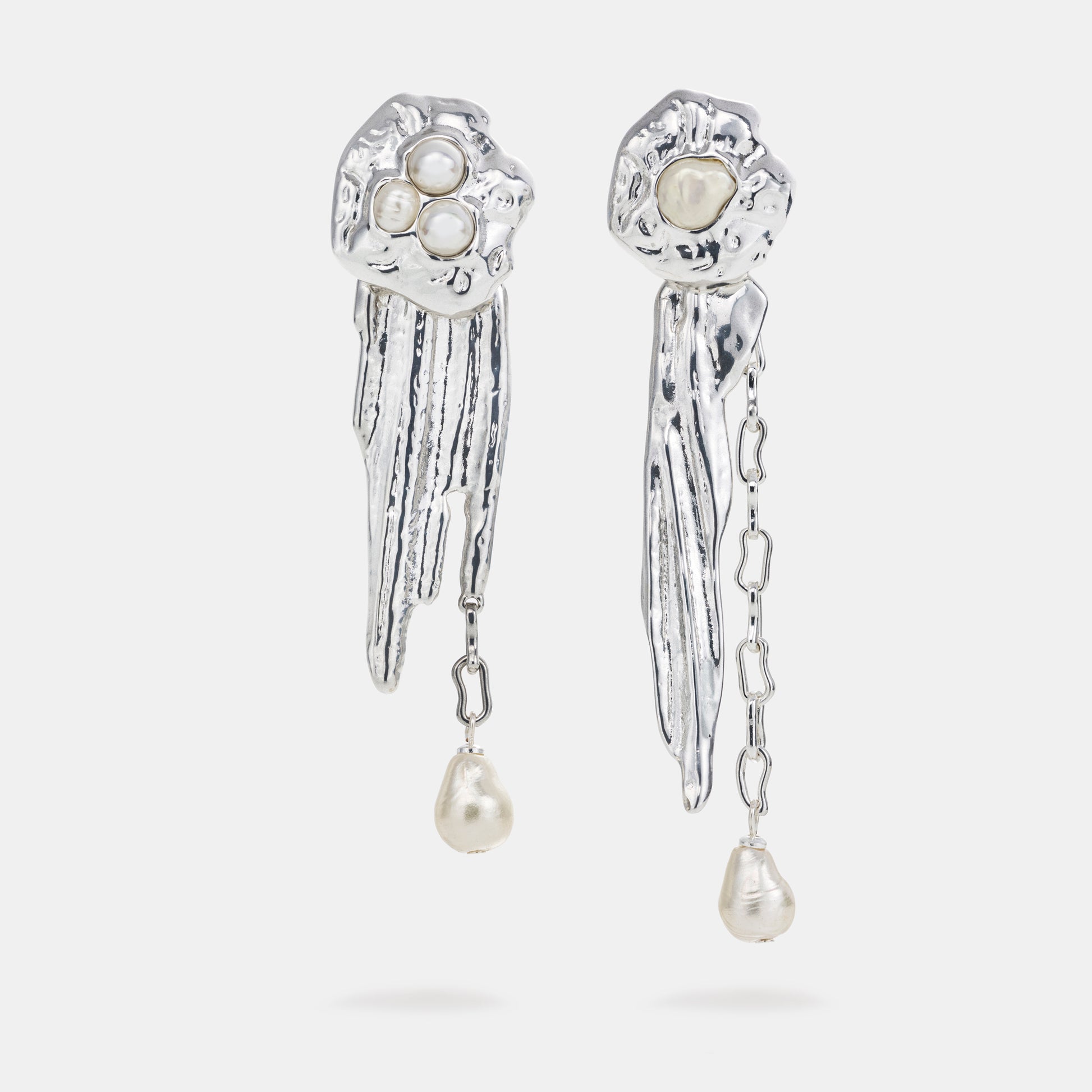 waterfall statement earrings