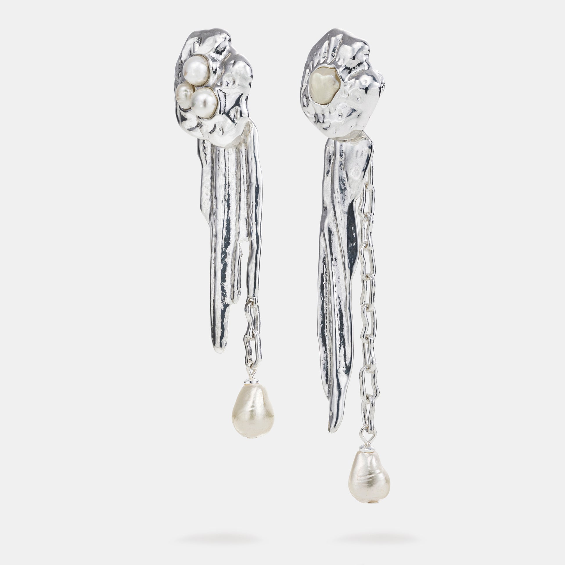 waterfall statement earrings