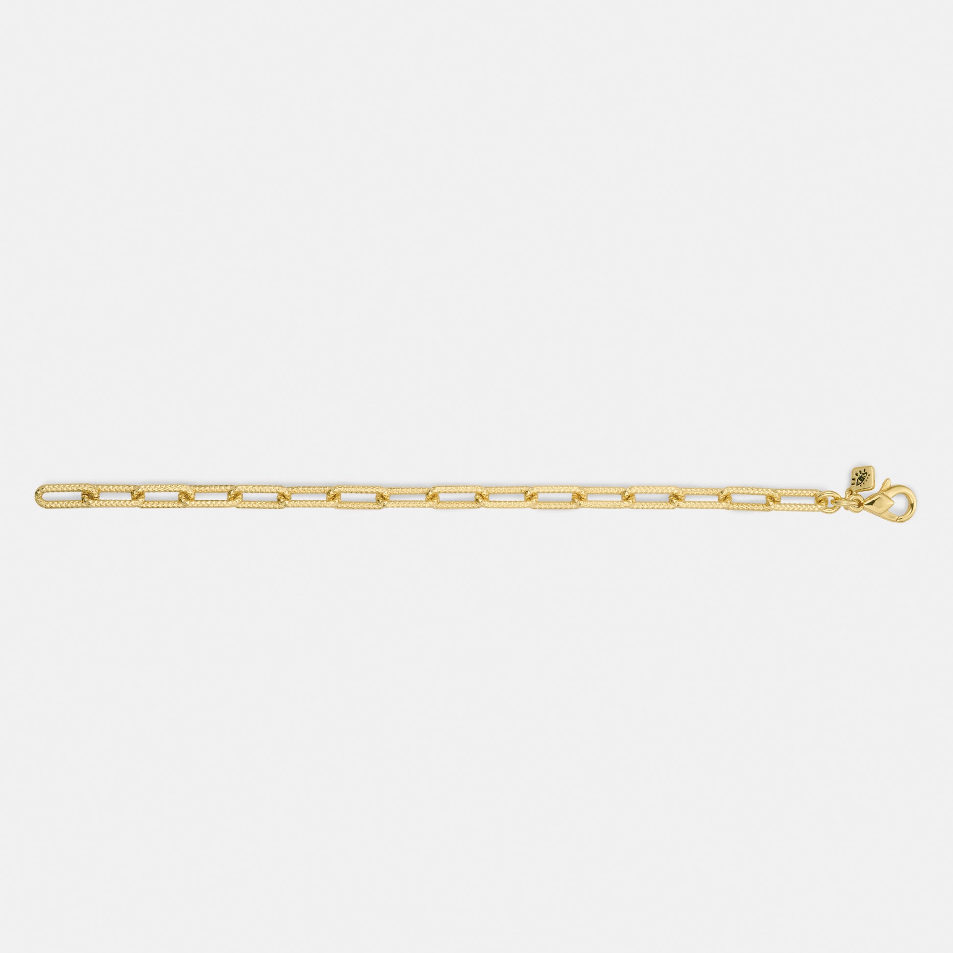 mini paperclip link bracelet