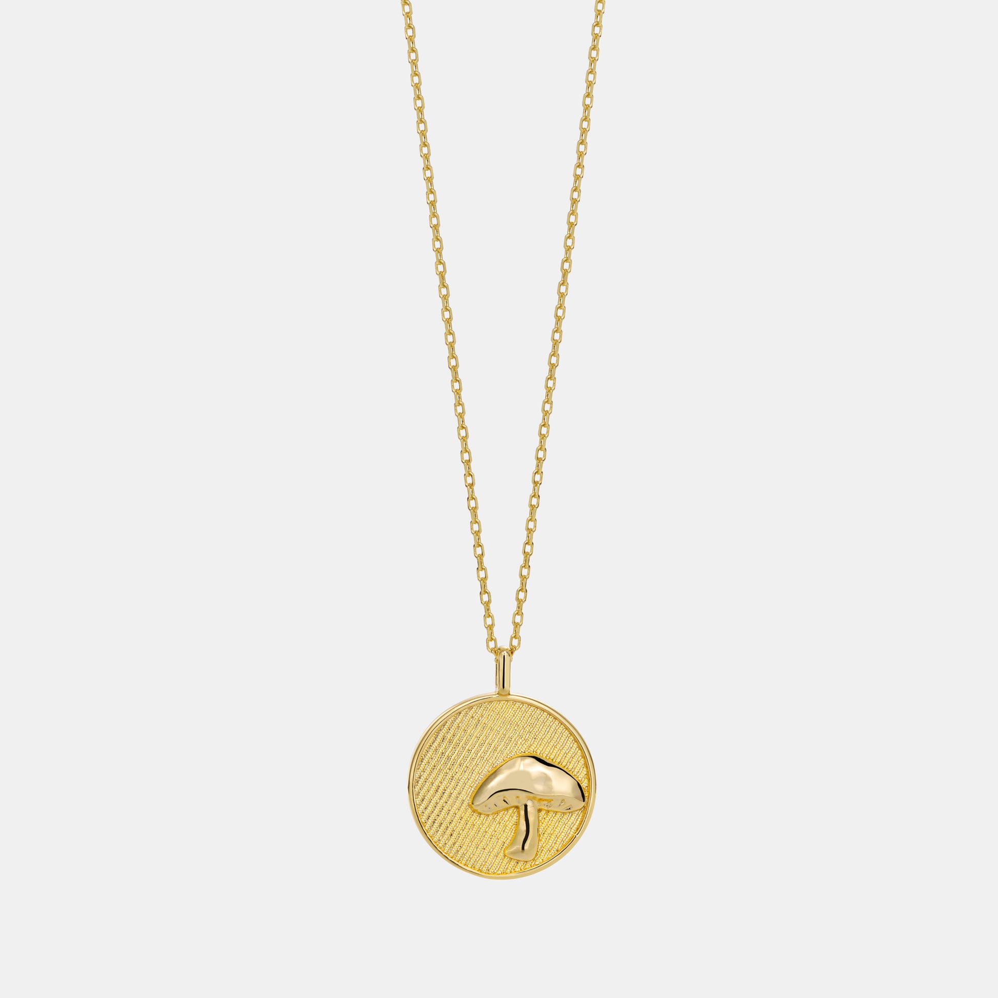 mushroom pendant necklace