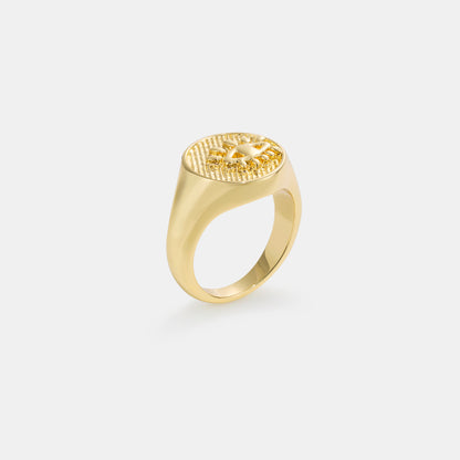 eye signet ring