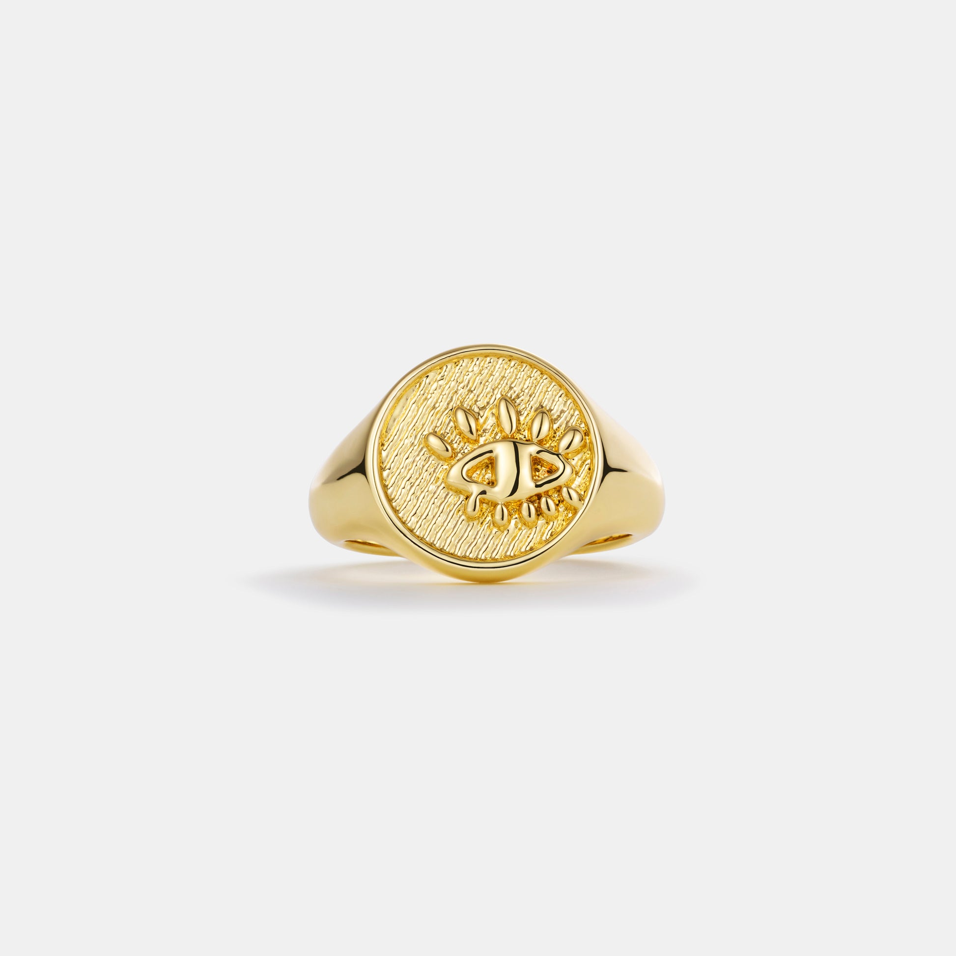 eye signet ring