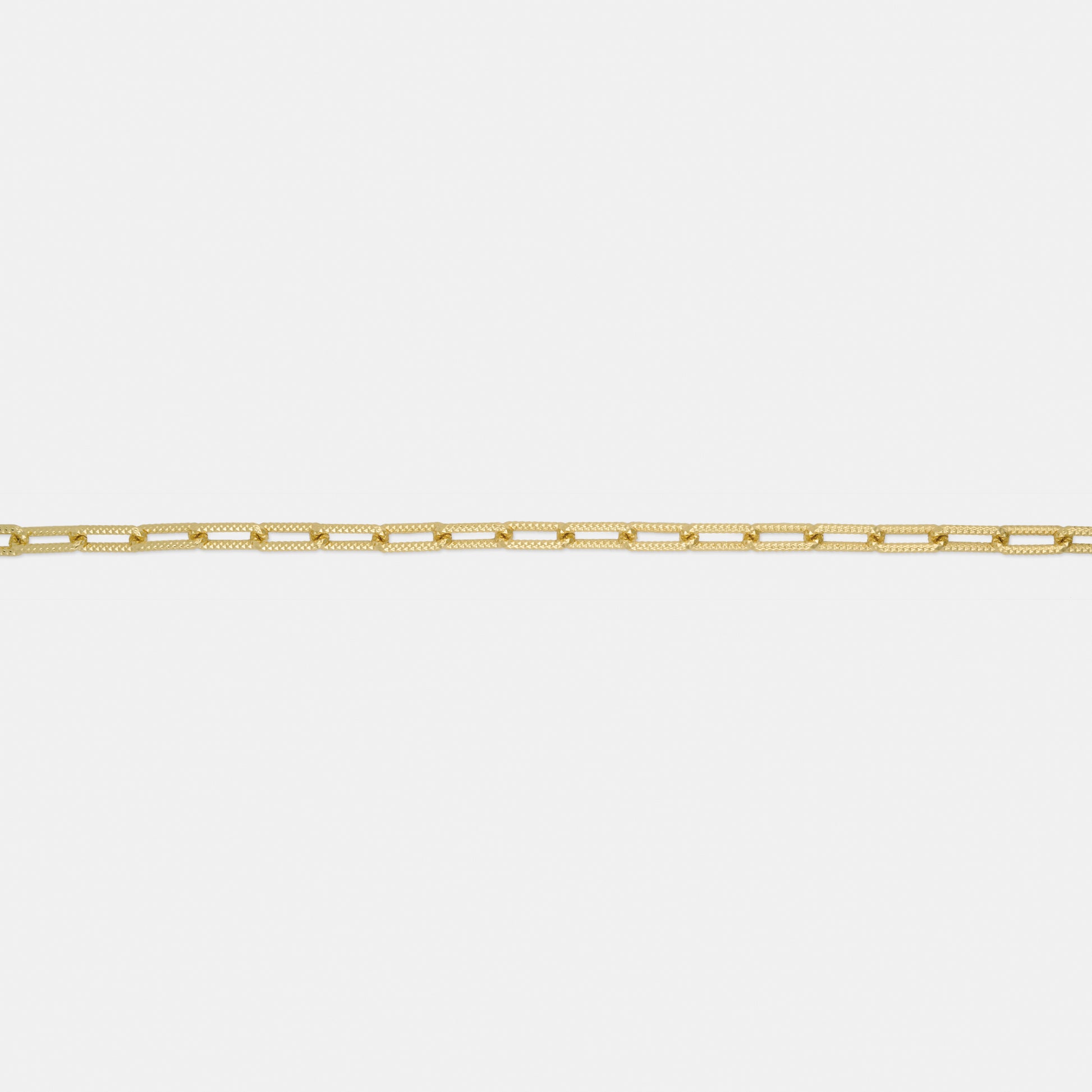 mini paperclip link necklace