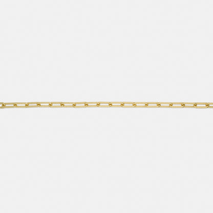 mini paperclip link necklace