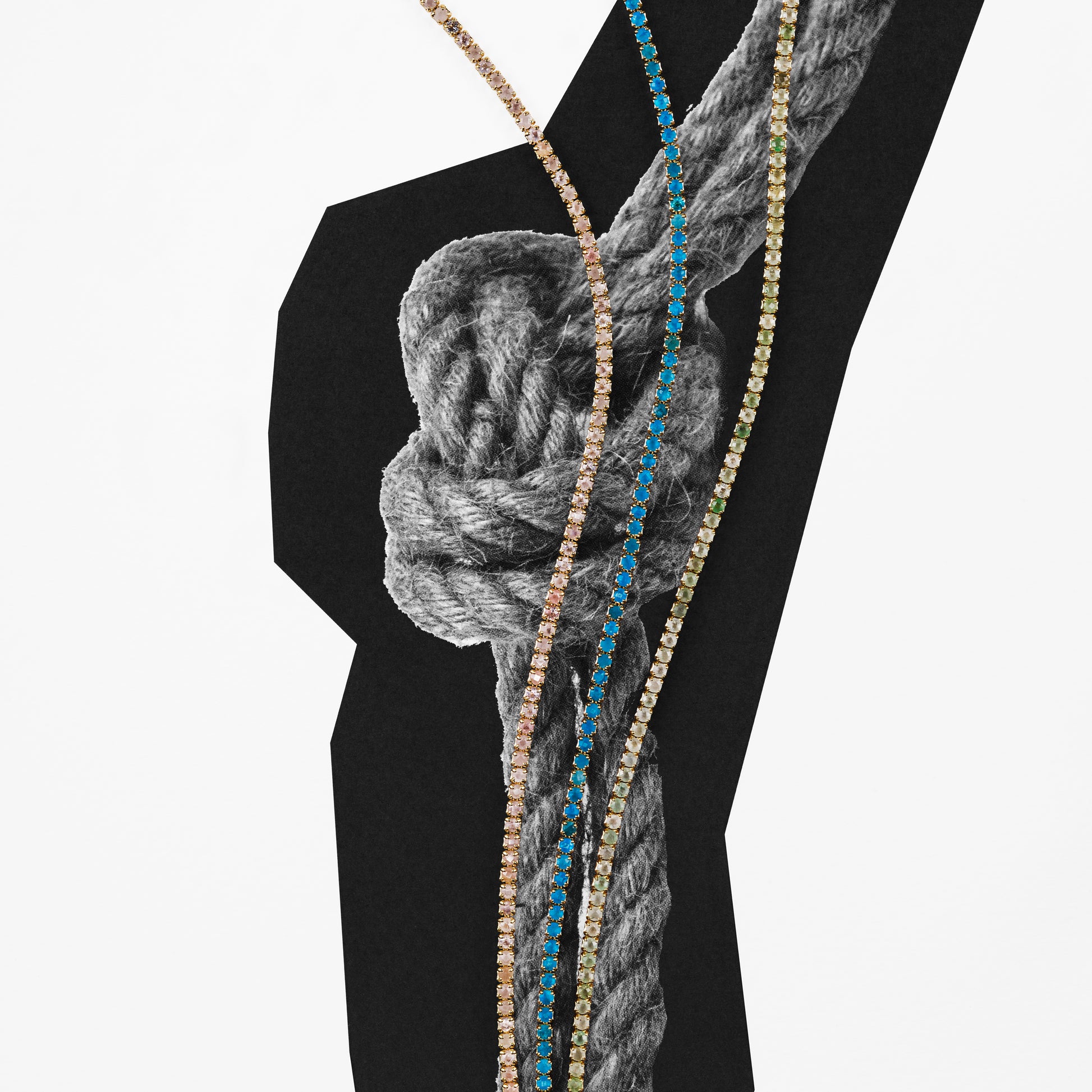 apatite tennis necklace