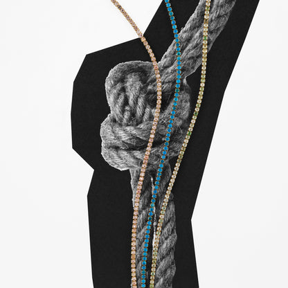 apatite tennis necklace