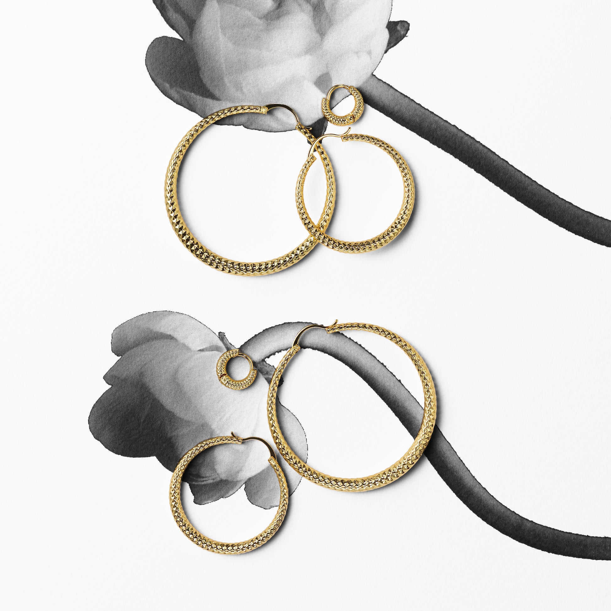 12mm huggie hoop earrings