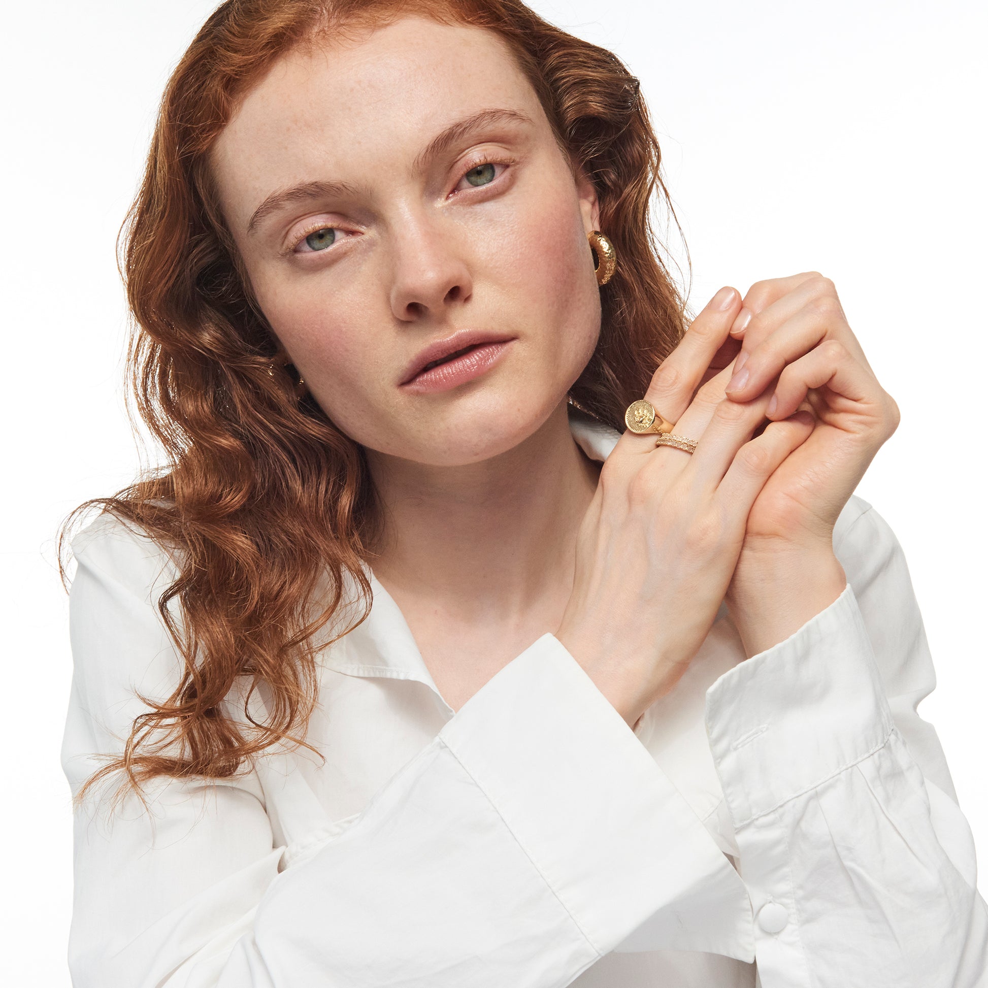 eye signet ring