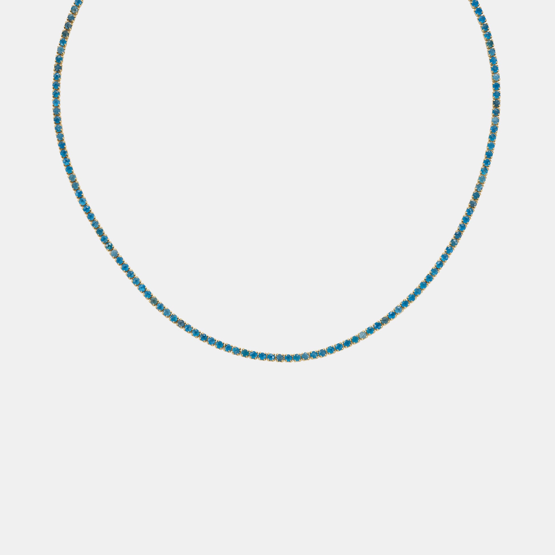 apatite tennis necklace