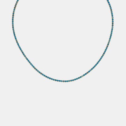 apatite tennis necklace