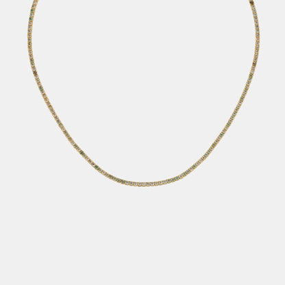 aventurine tennis necklace