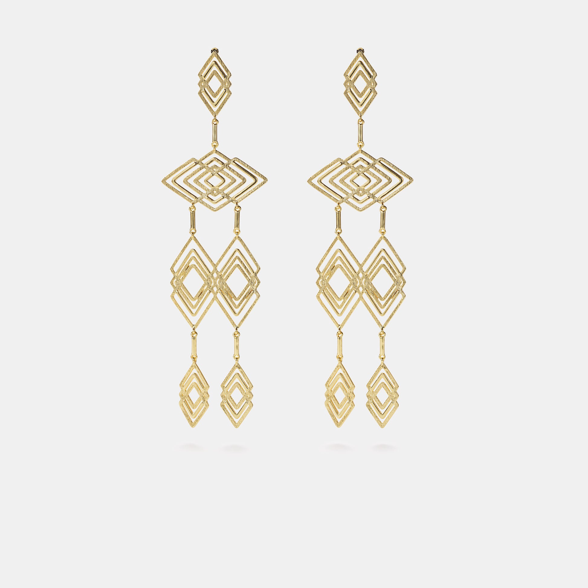 textured statement earrings