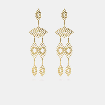 textured statement earrings