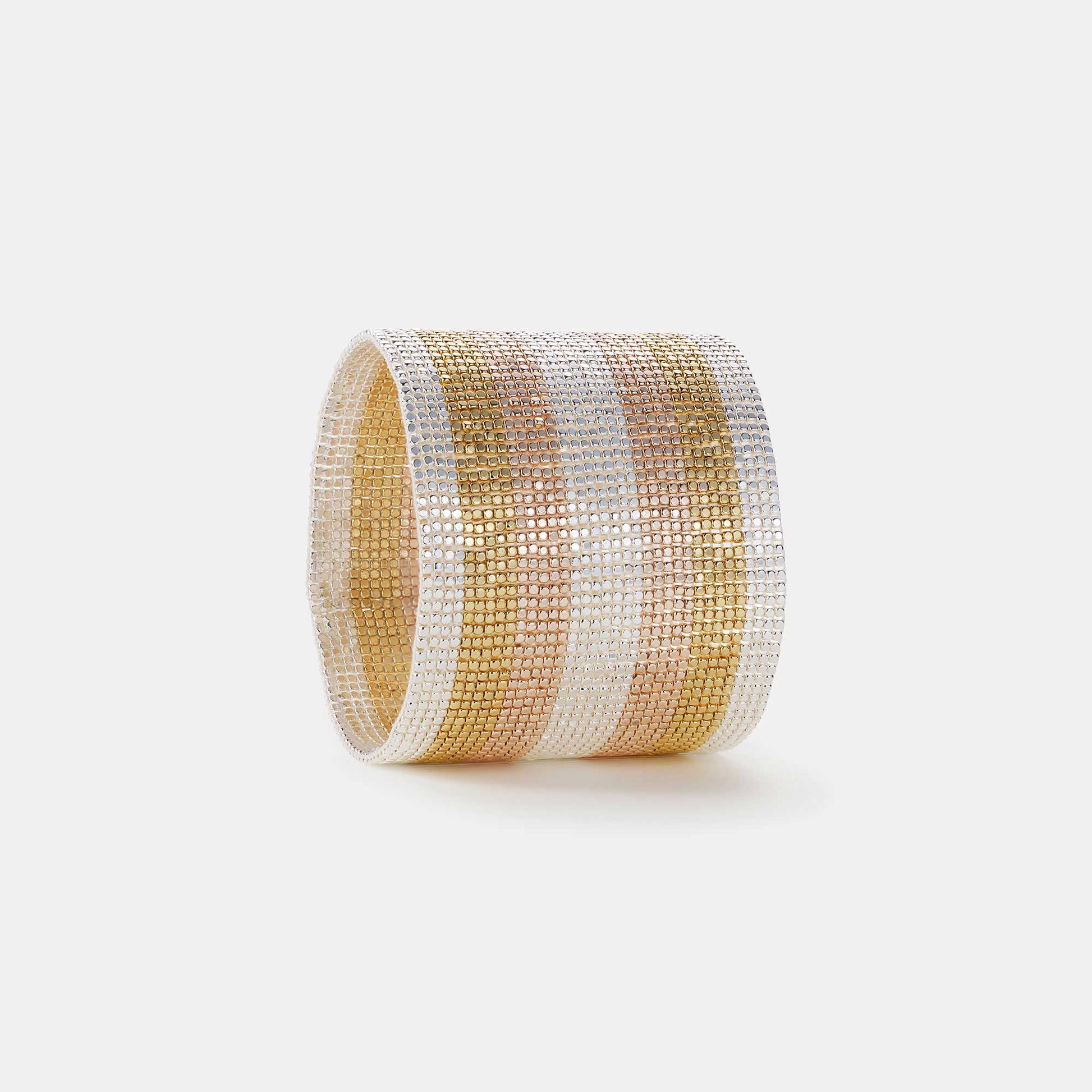 tri-tone luxe cuff