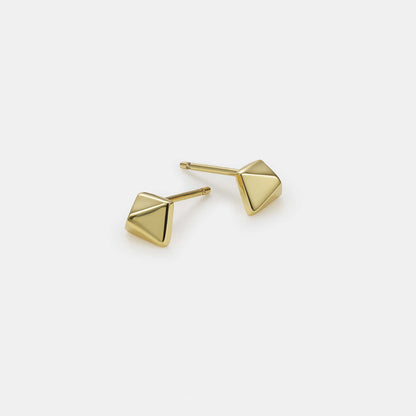 pyramid stud earrings