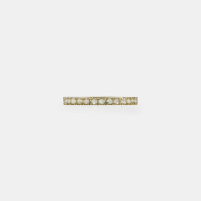 aventurine eternity band ring