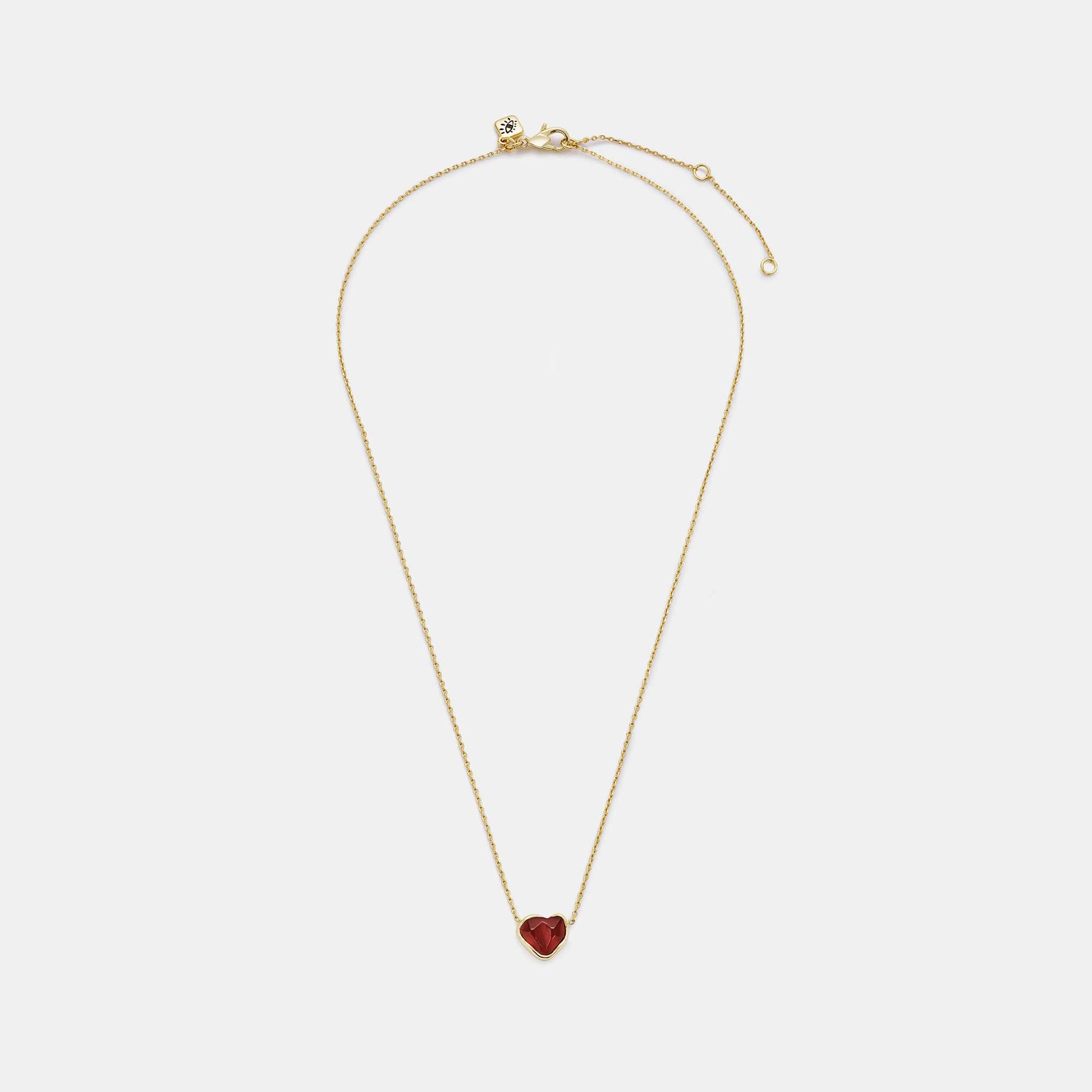 carnelian heart pendant necklace