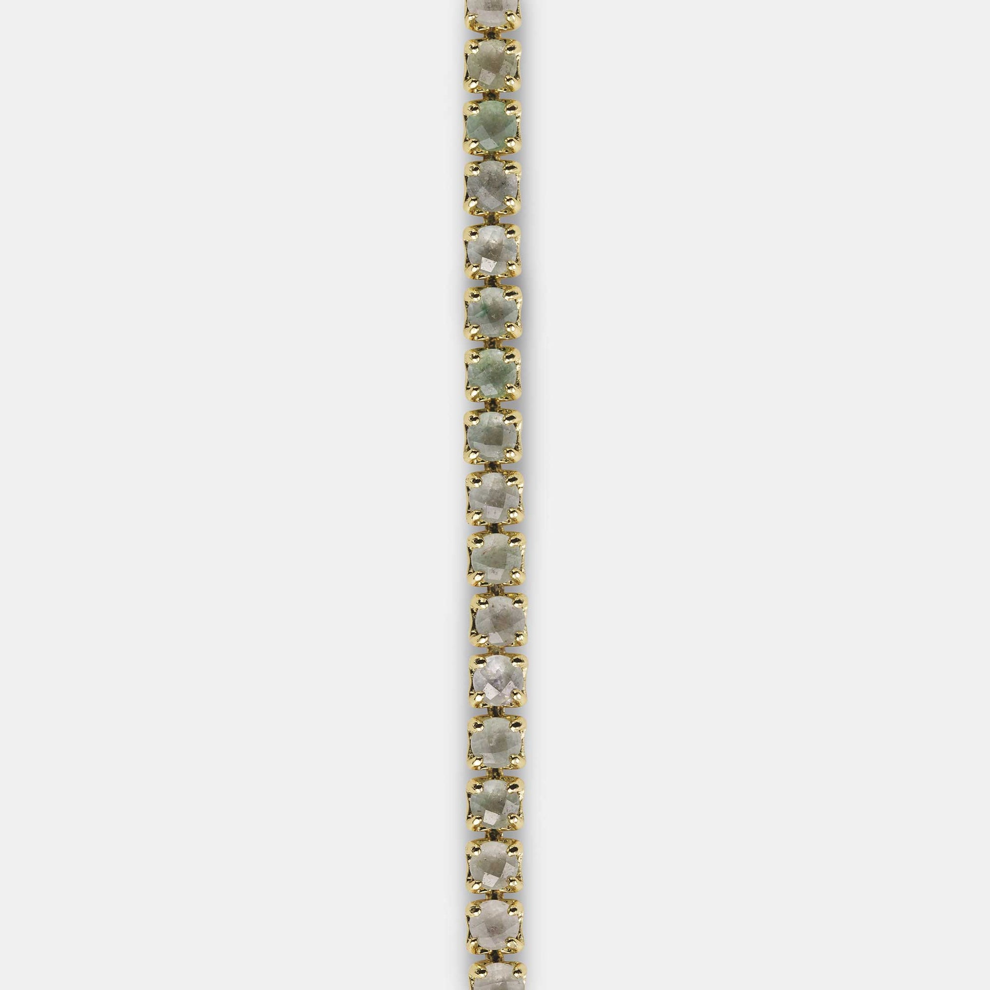 aventurine tennis necklace