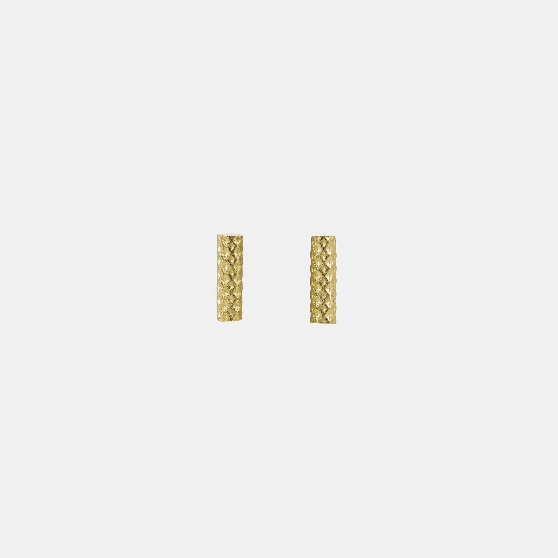 petite bar stud earrings