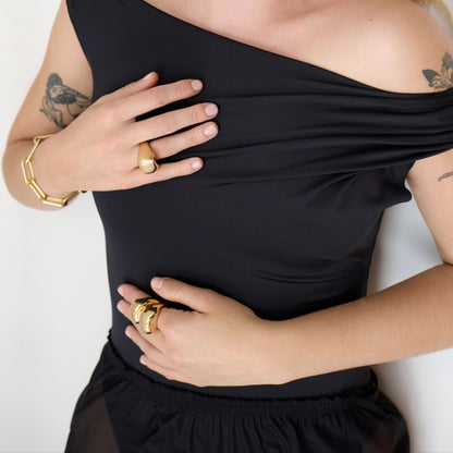 sculpted bold ring