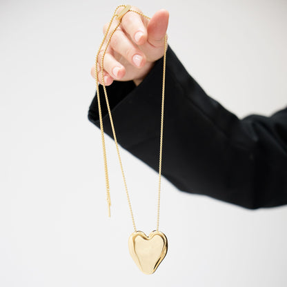 big heart necklace
