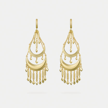 chandelier statement earrings