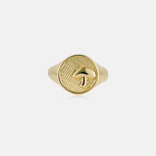 mushroom signet ring