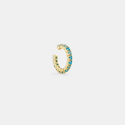 2mm apatite ear cuff on white background
