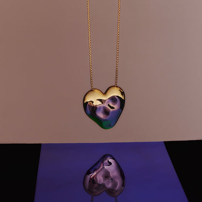 big heart necklace