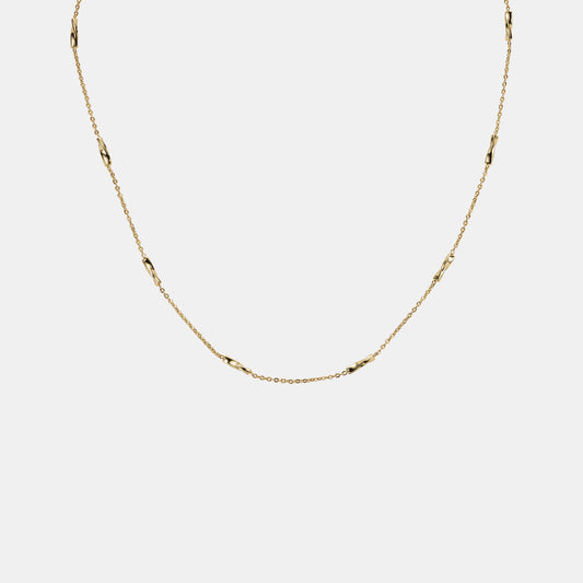 superfine twist necklace